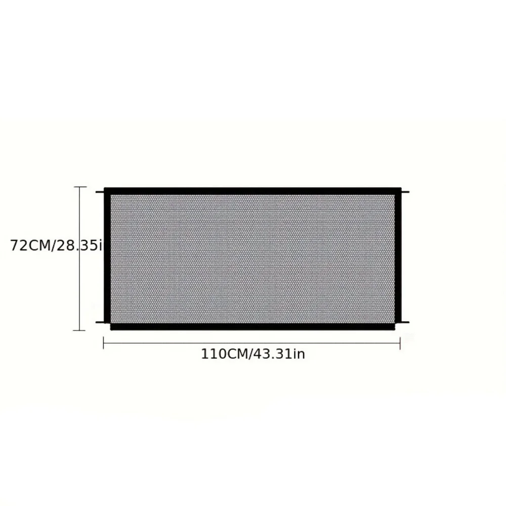 Clôture de sécurité pliable pour bébé barrière en maille respirante hauteur 72cm largeur 110cm facile à assemb