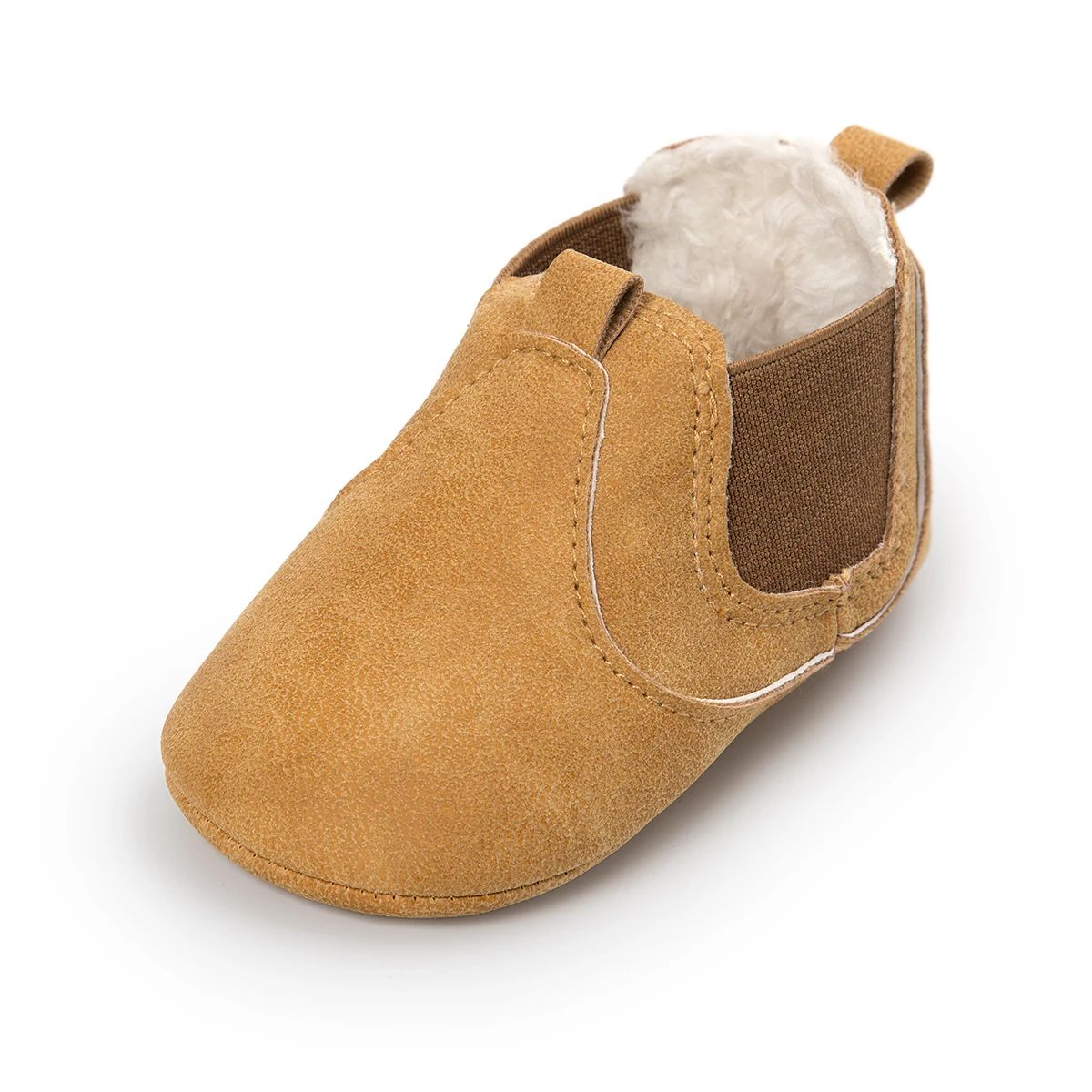 Bottines en cuir synthétique pour bébé style moderne confortables et
