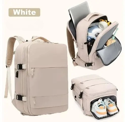 Sac à dos bébé étanche pliable portable léger sac de randonnée 20L beige pour poussette et accessoires