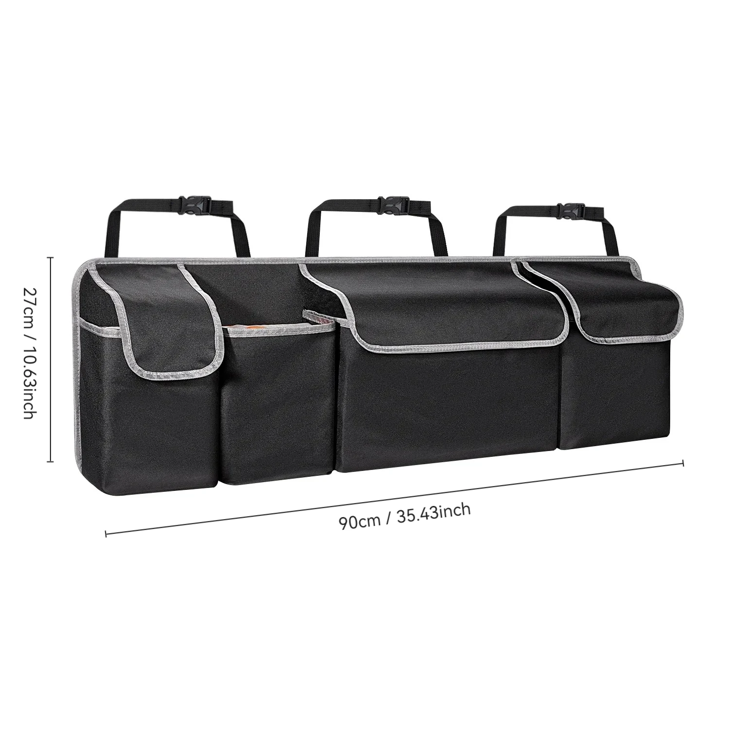 Organisateur coffre voiture sac rangement suspendu dos siège Oxford cloth durable sécurisé bébé rangements pra
