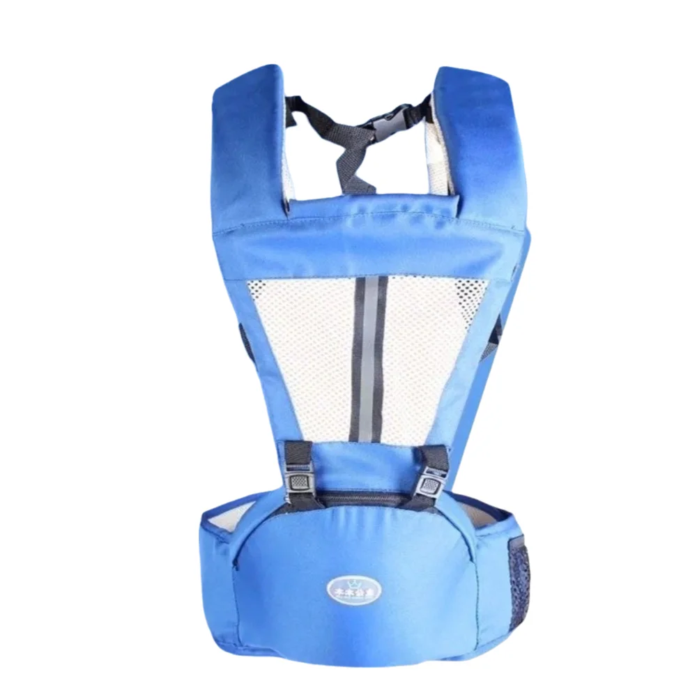 Portebébé ergonomique avant pour bébé maintien confortable ventilation design moderne couleur bleu idéal prome