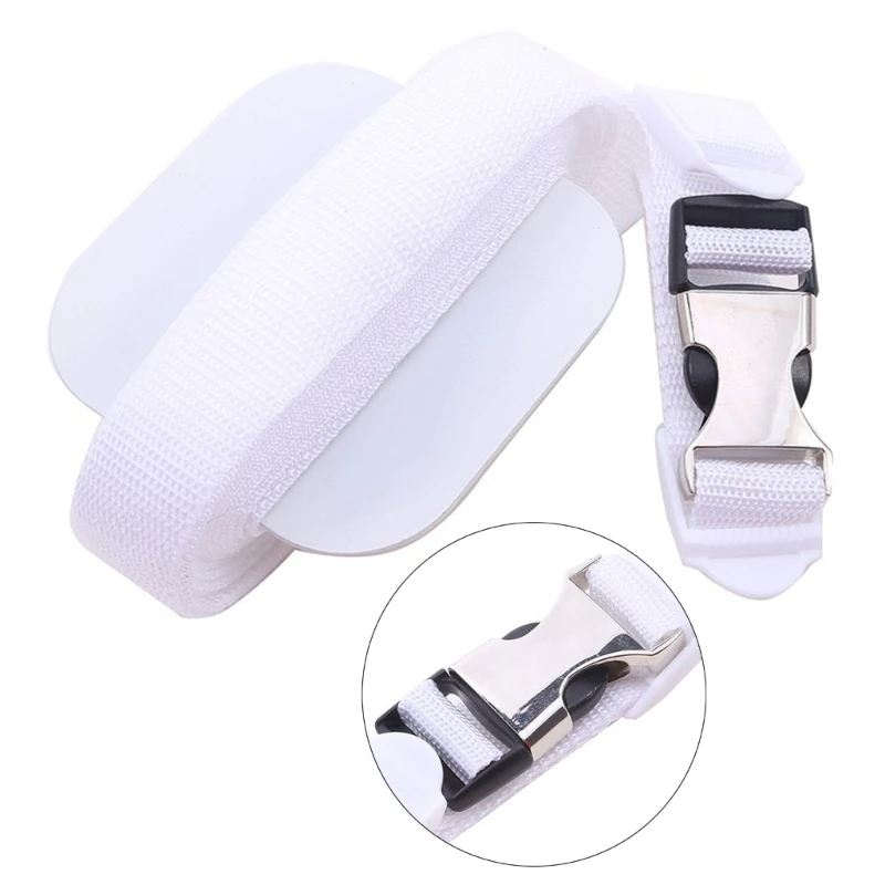 Sangle de fixation pour lit bébé antidéplacement boucle métal tissu nylon sécurisée facile montage solution or