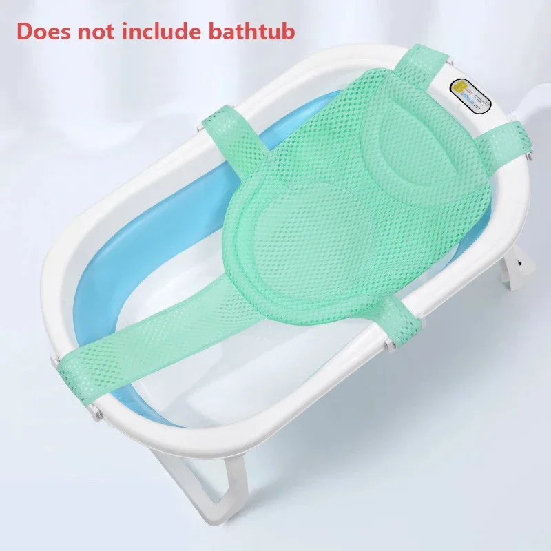 Oreiller de baignoire réglable pour nouveauné coussin antidérapant en forme de croix tapis de bain bébé baigno