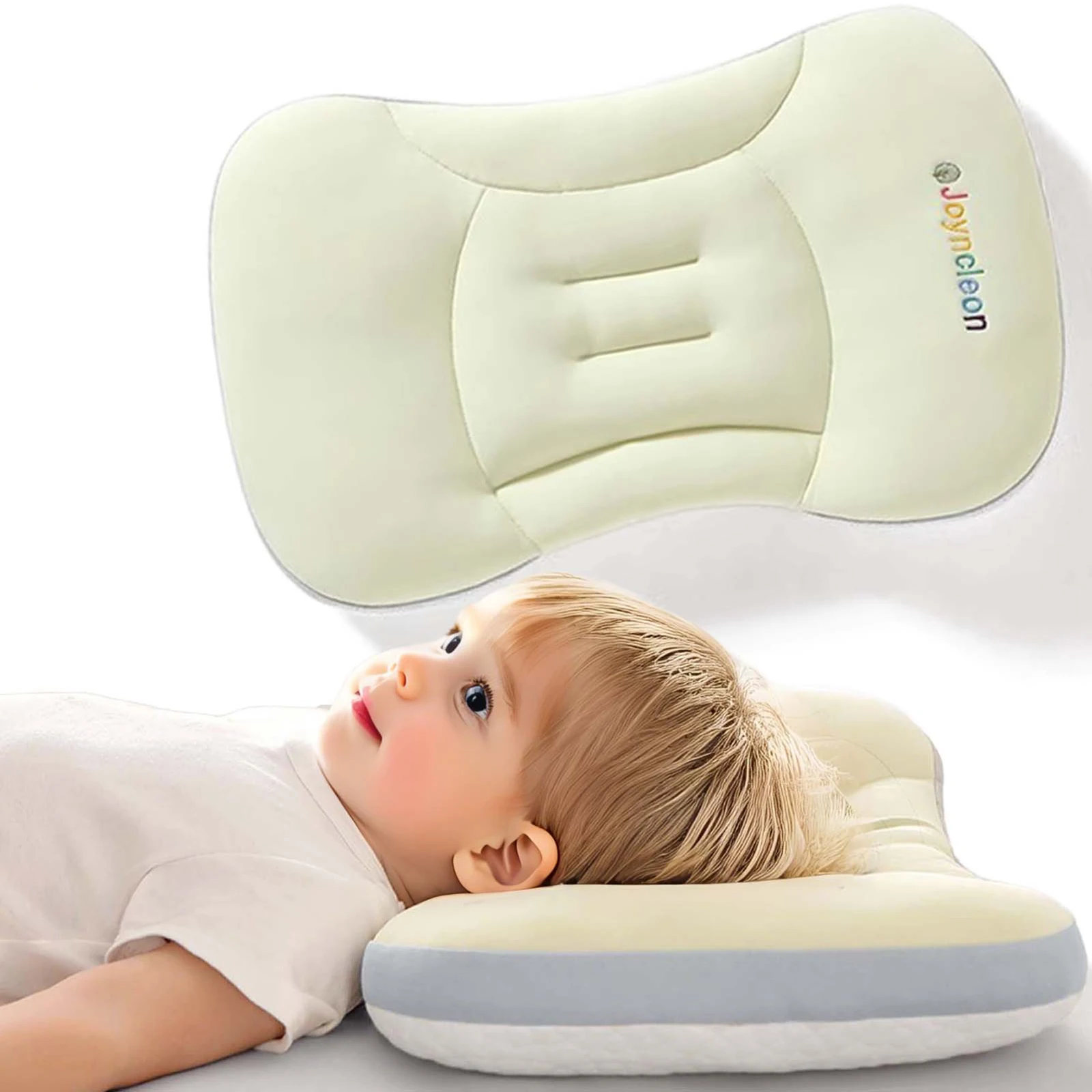 Oreiller 2 en 1 bébé 03 ans allaitement décoration chambre bébé oreiller doux hypoallergénique double face fac