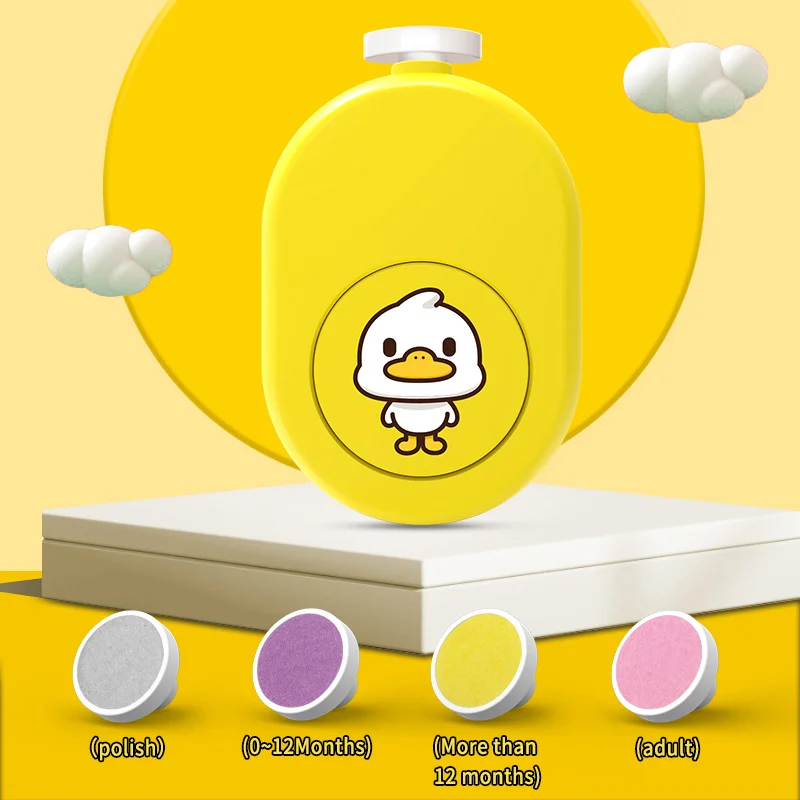 Kit soin ongles bébé enfant vernis manucure sans toxiques design canard adorable accessoires beauté enfants 06