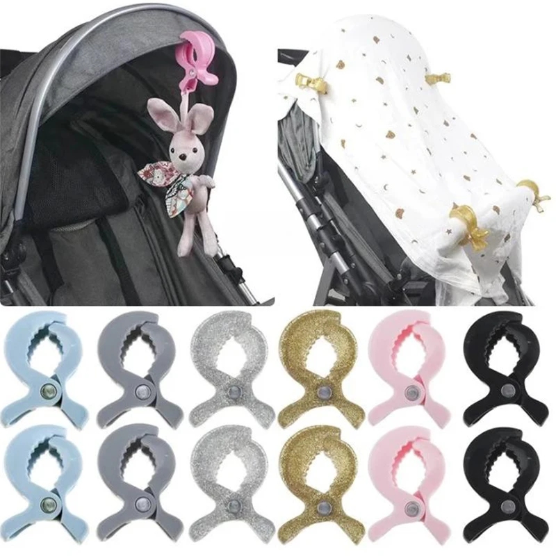 Accessoire poussette clip crocodile multicolore clips de poussette bébé attache jouet peluche lapin accessoire