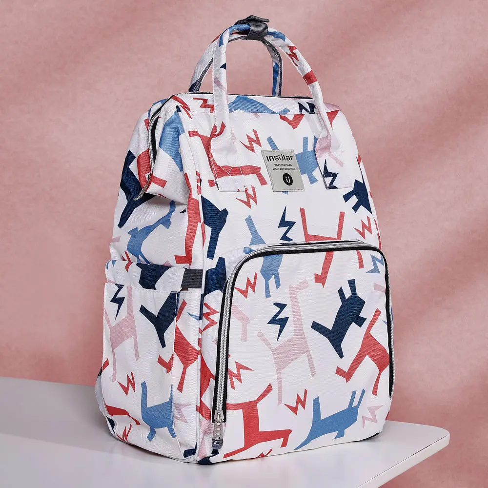 Sac à couches baby roll portable sac à dos de rangement sac de voyage pour poussette grande capacité style mod