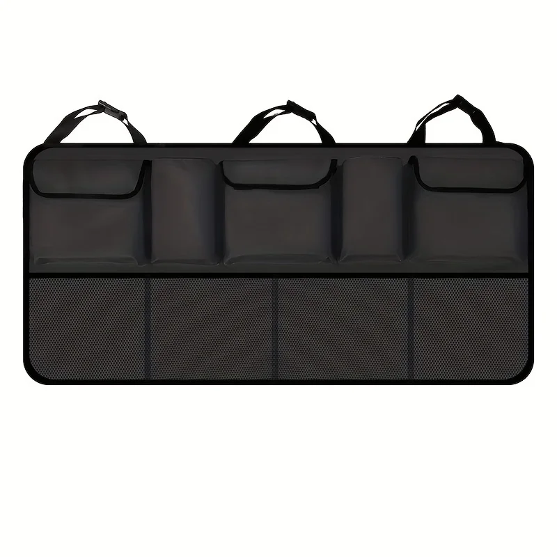 Organisateur de coffre de voiture 8 sacs de rangement en 600D Oxford tissu design minimaliste gain de place po