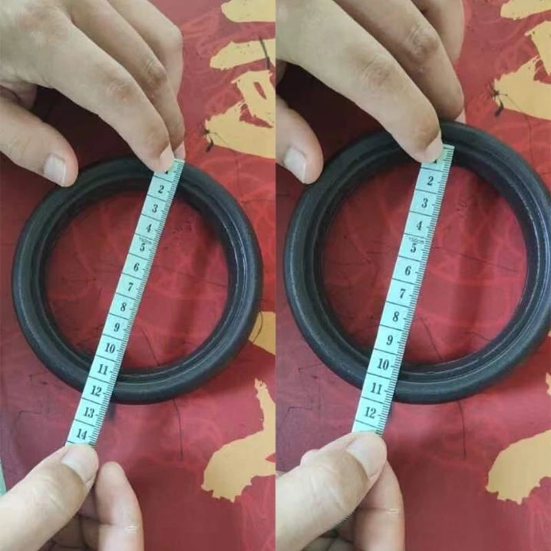 Roue Externe Professionnelle en Caoutchouc pour Poussette 4.7 Pouces Installation Facile Longue Durée de Vie