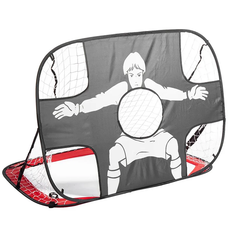 Portevoile football portable pour enfants entraînement cible design