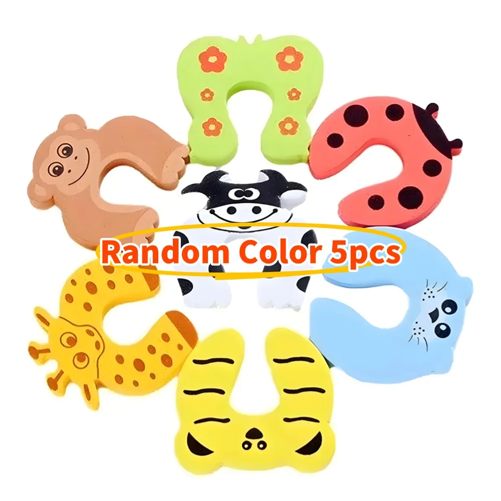 Ensemble jouets de dentition bébé 5 pièces animaux mignons silicone souple antigencives sécurité développement