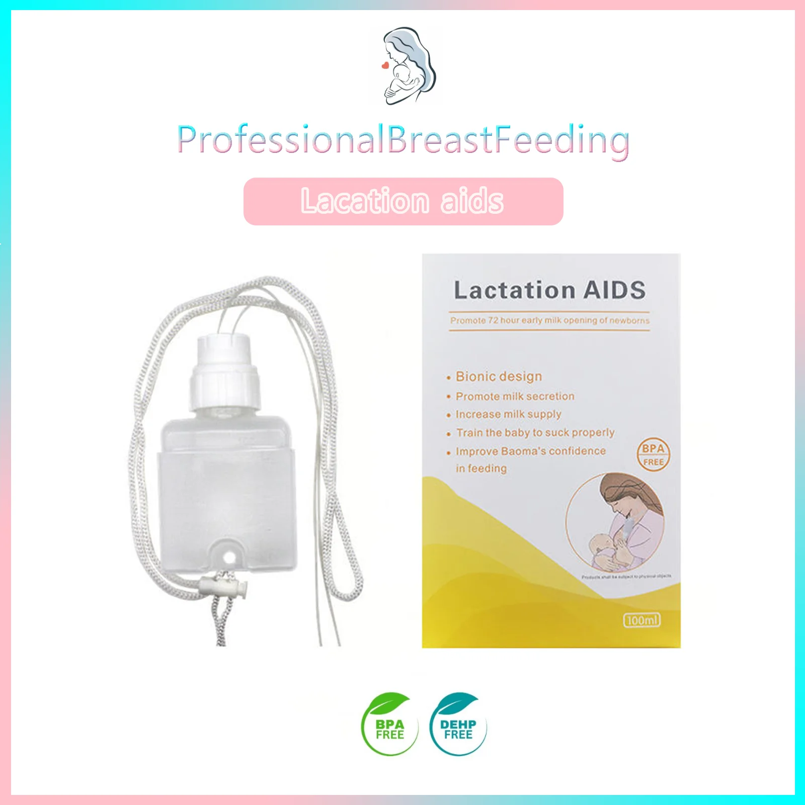 Aide à l'allaitement bébé nouveauné augmentation de la lactation sans BPA Professional Breast Feeding