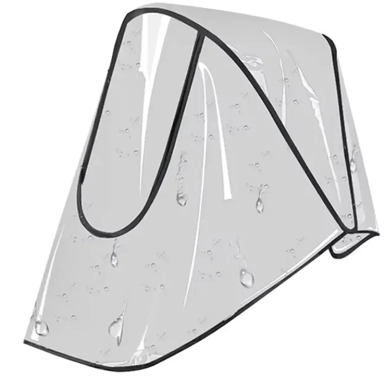 Visière transparente protection bébé poussette parapluie imperméable soleil vent accessoire bébé外出防护罩 respiran
