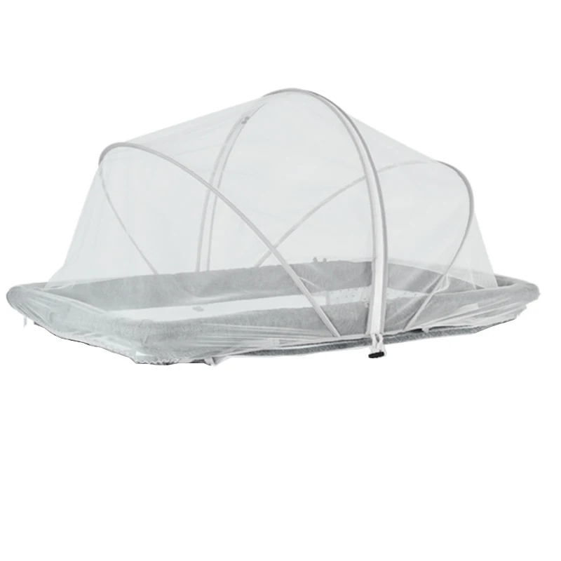 Housse antiinsectes en maille respirante pour piquenique barbecue et camping design universel blanc légèrement