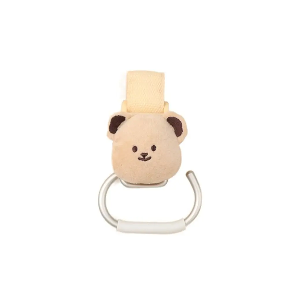 Crochet poussette multifonctionnel ours en peluche accessoire attaché sac à langer bébé enfant style mignon sé
