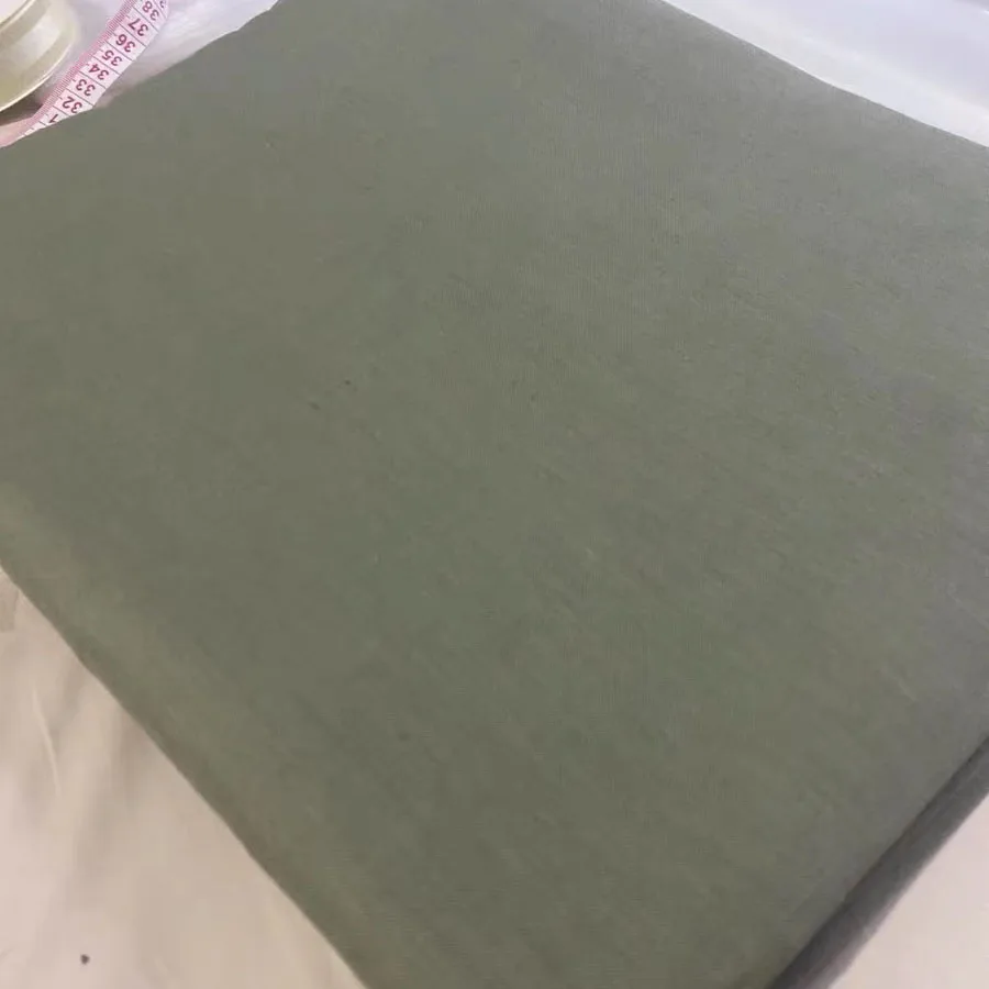 Draphousse 100% lin antidérapant ajustable pour lit bébé matelas sage green qualité supérieure hypoallergéniqu