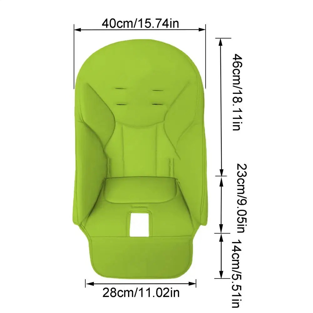 Housse de chaise bébé pour chaise haute voiture poussette confort sécurité rembourré ouverture centrale tissu 