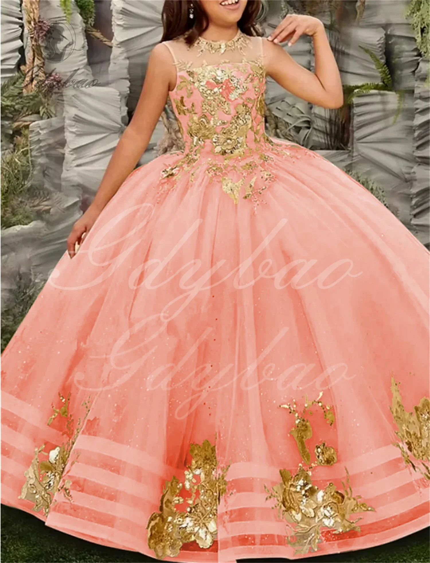 Robe demoiselle d'honneur fille robe princesse tulle decorations perles mariage communion reconstitution histo