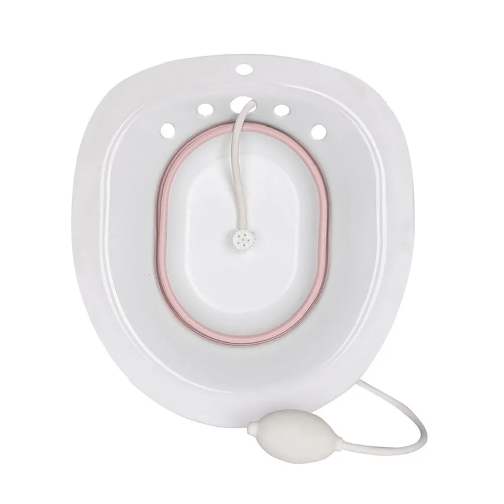 Kit de bain portable pliable universel siège de toilette ajustable chasse d'eau manuelle lavabo portable soins