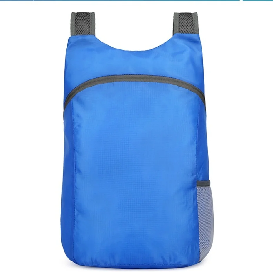 Sac à dos léger polyester portable poche frontale bretelles respirantes sac compact versatile usage quotidien 