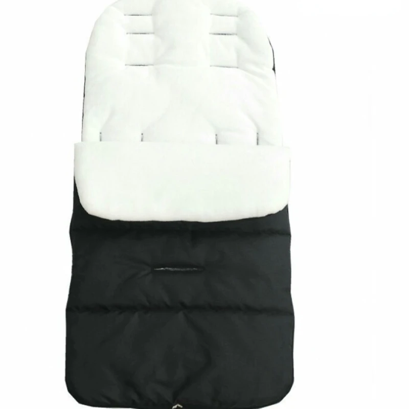 Housse de pied chaude pour poussette et siègeauto bébé coussin doux en coton protection contre le froid design