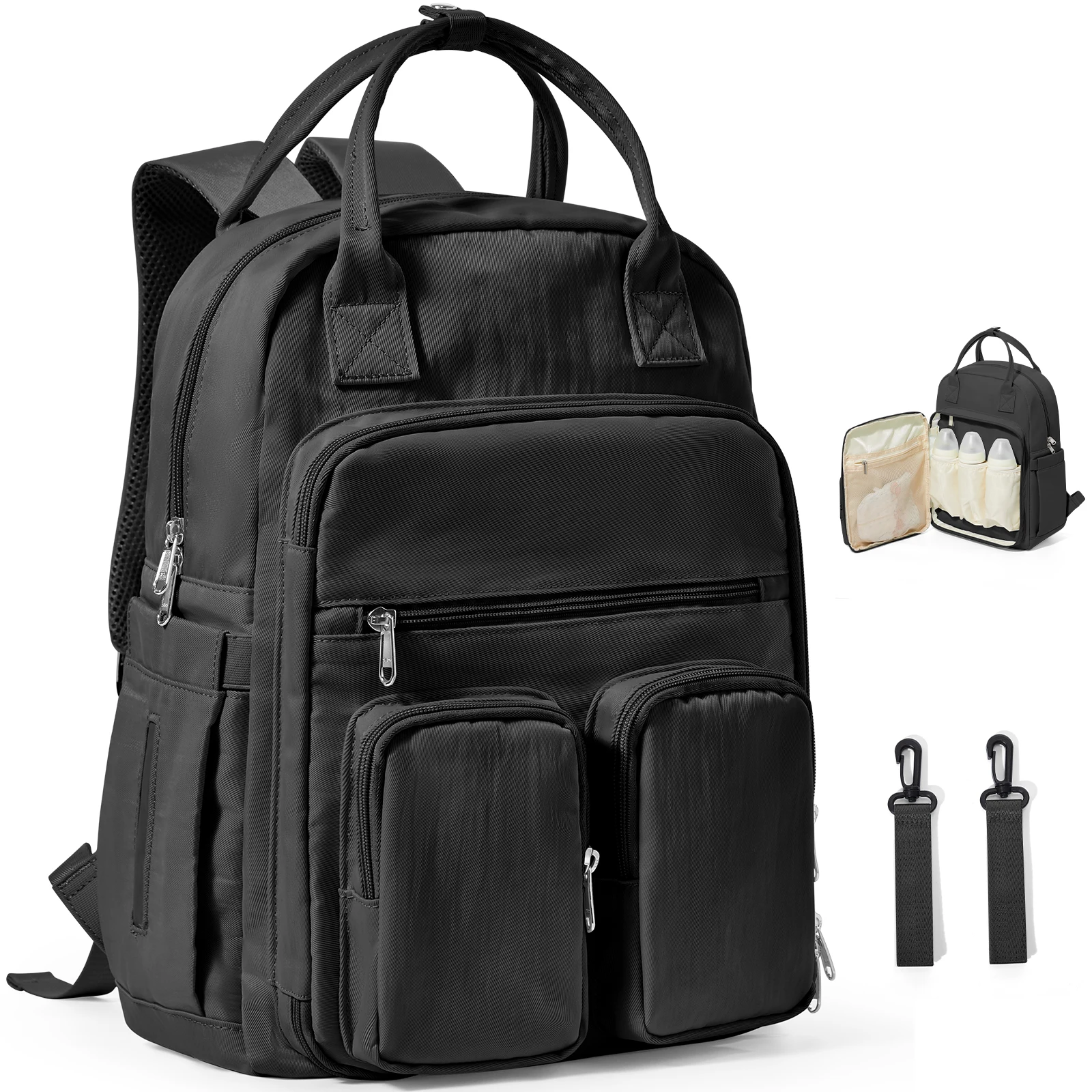 Sac à dos bébé multicompartiments portage confortable sac essentiel voyage organisation parent enfant style mo