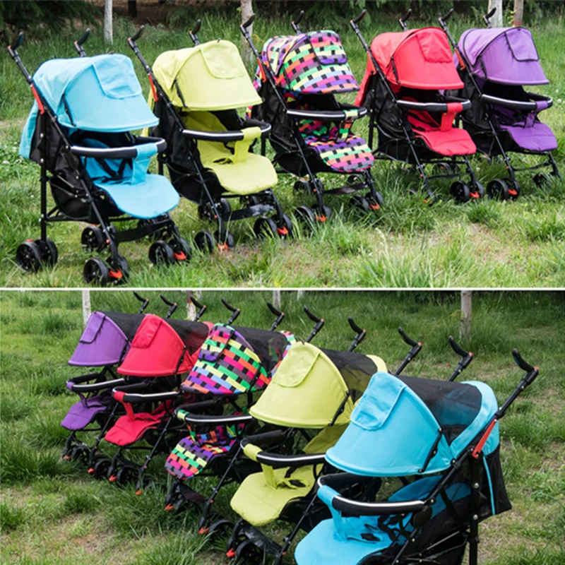 Poussette bébé pliable compacte avec toit relevable design moderne 多色é légers poussettes de qualité poussettes