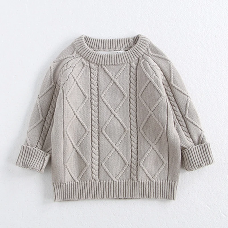 Ensemble pull bébé nouveauné garçon fille 2 pièces tricoté automne hiver vêtement confortable doux bébé 03 ans
