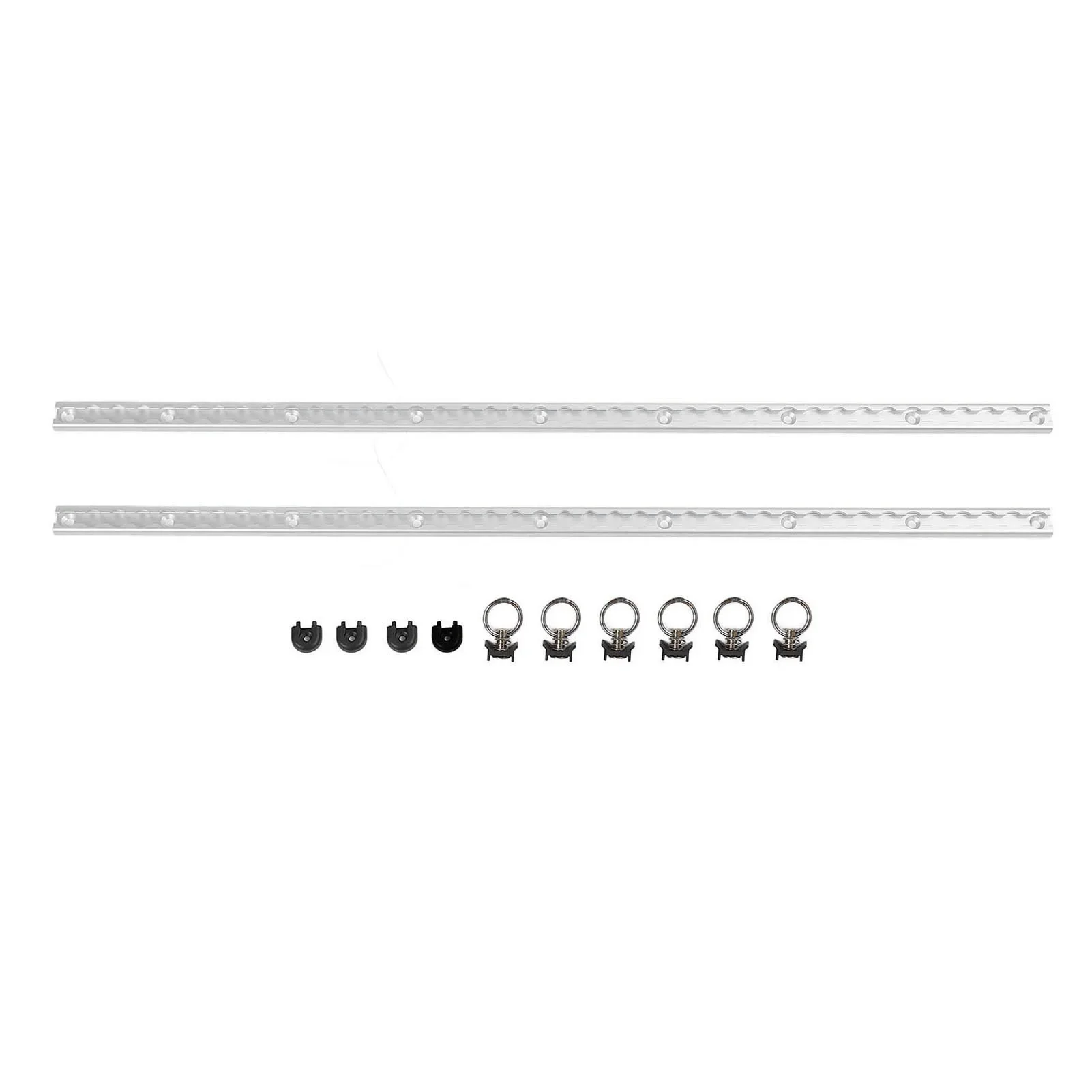 Système de rail en L pour rideaux 100cm aluminium fixation rapide