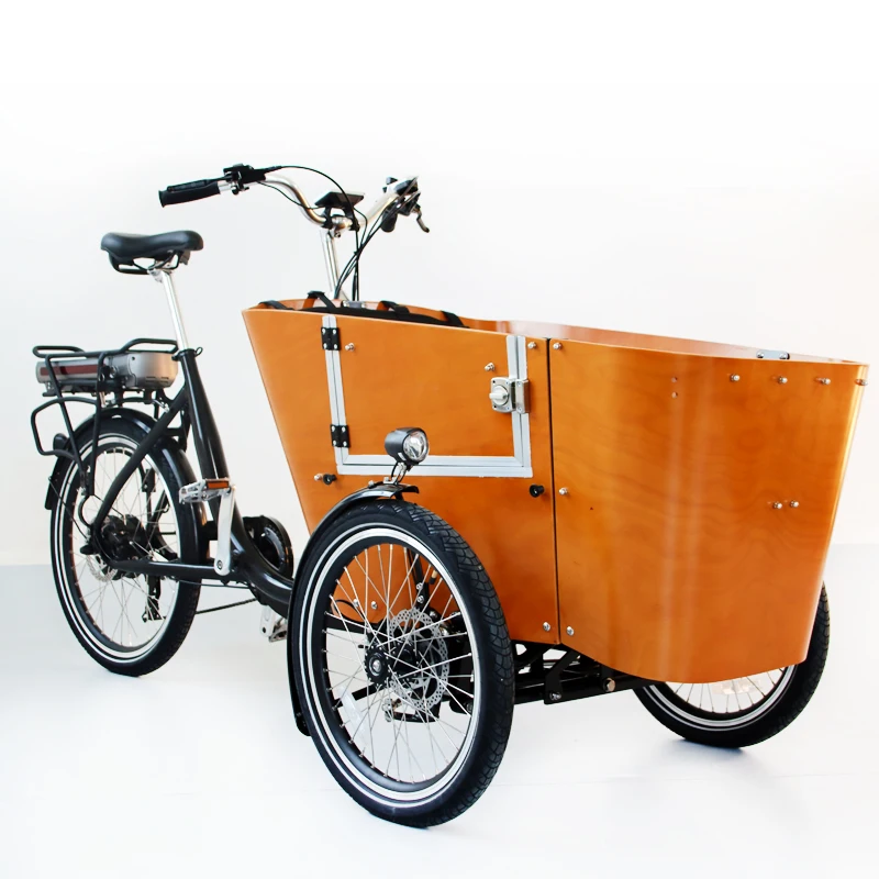 Vélo Cargo électrique haute qualité poussette double bébé remorque animaux 3050 km/h