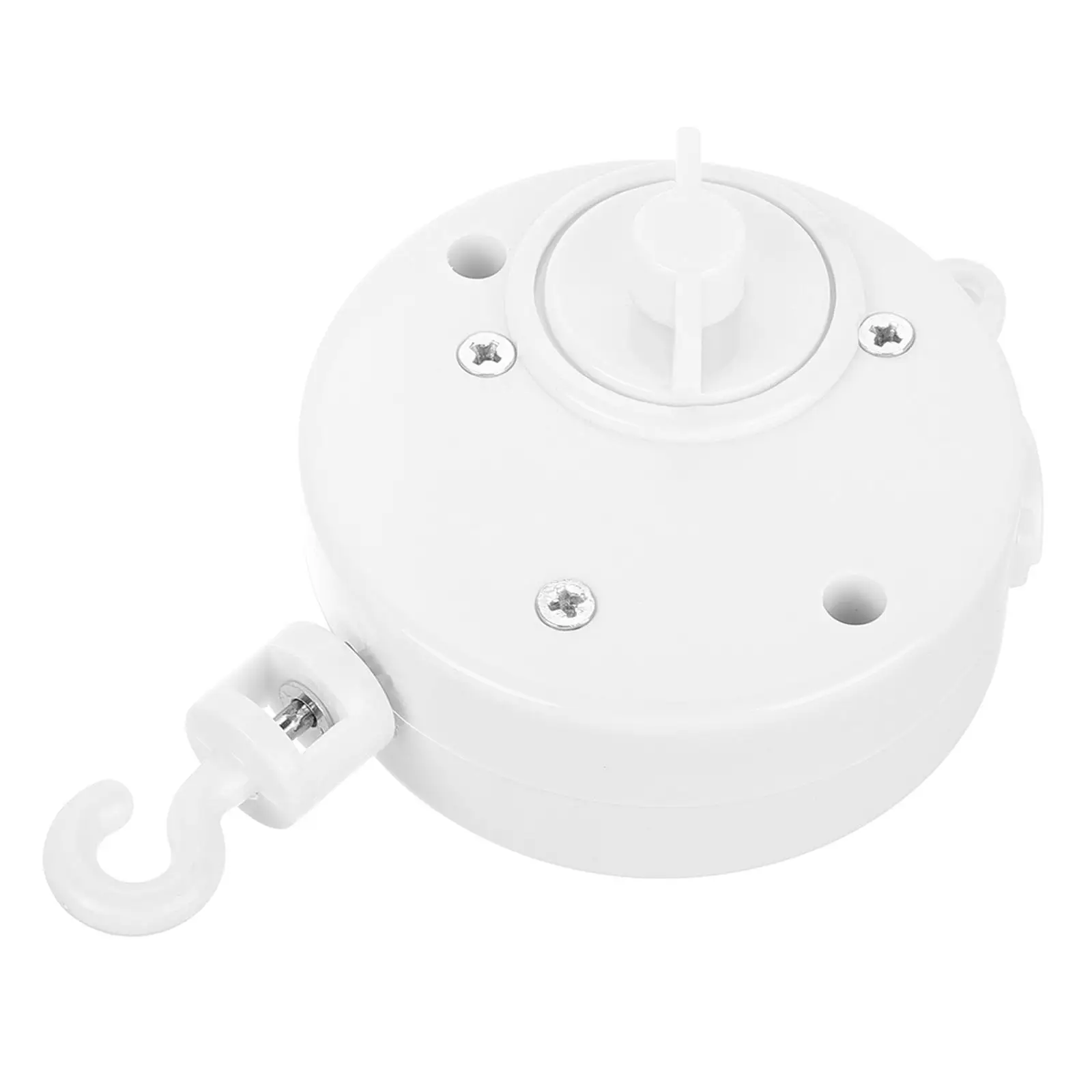 Enrouleur automatique pour câbles accessoire de rangement organisation compacte design moderne plastique blanc