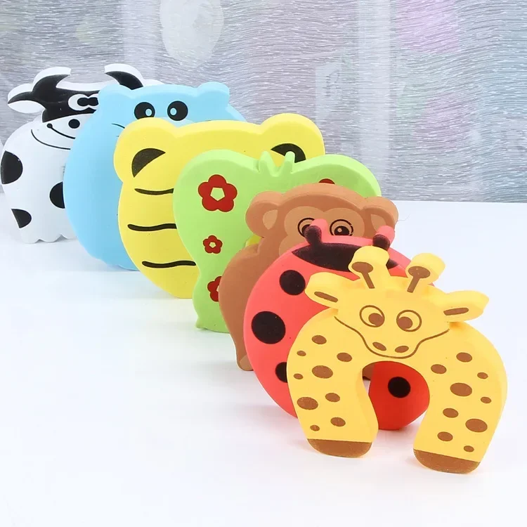 Butoir de porte décoratif en Silicone, 5 pièces/lot, soins de sécurité