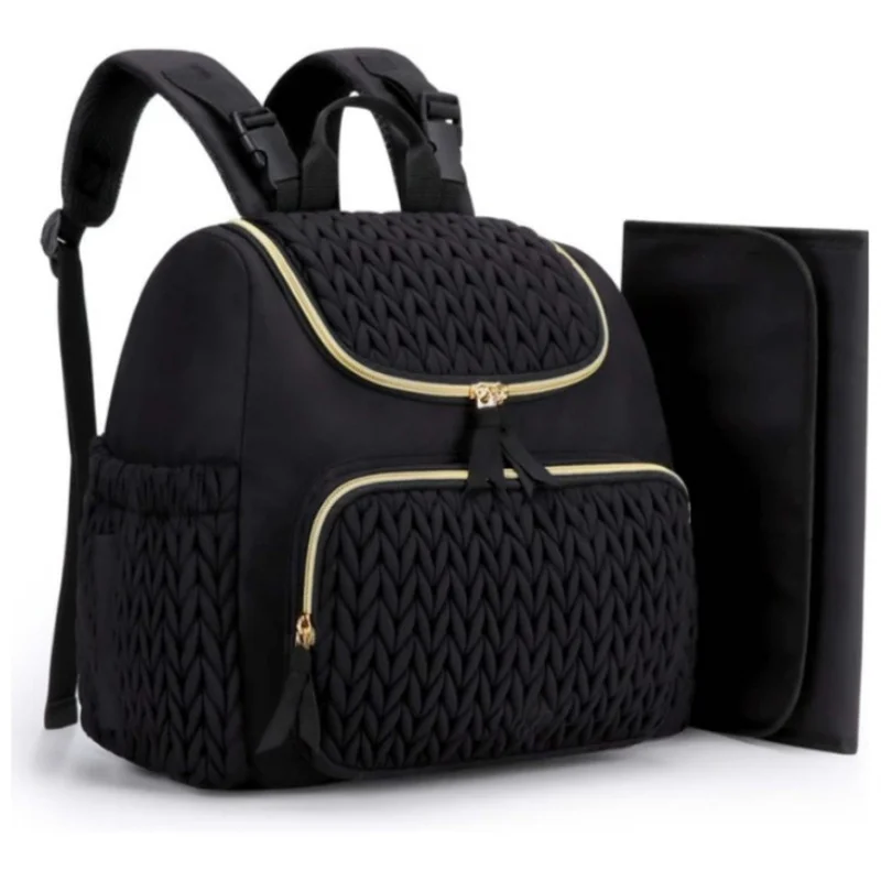 Sac à dos bébé maternité sac à langer grande capacité poche isolée coussin proxy sac de voyage style moderne e
