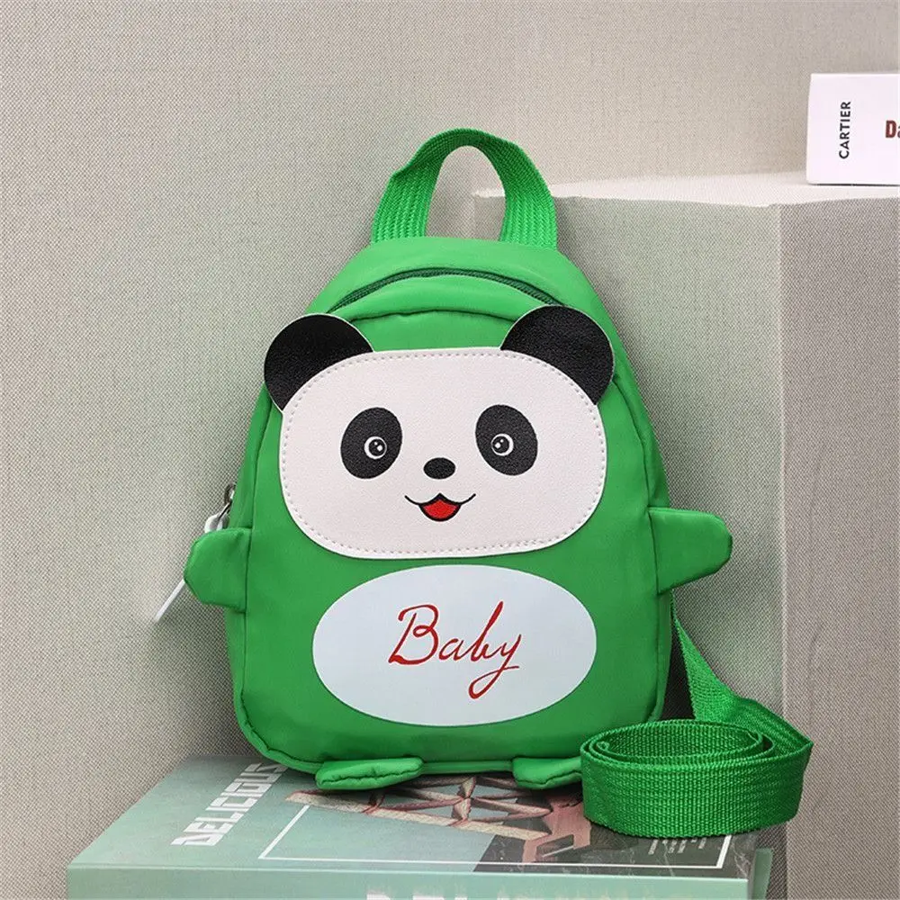 Sac à dos enfant panda cartoon ajustable antiperte pour écolière sac de loisirs style mignon doux Oxford nylon