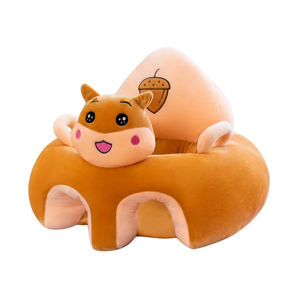 Housse de siège pour bébé en peluche design hamster apprendre à s'asseoir canapé chaise de repos 38 ans confor