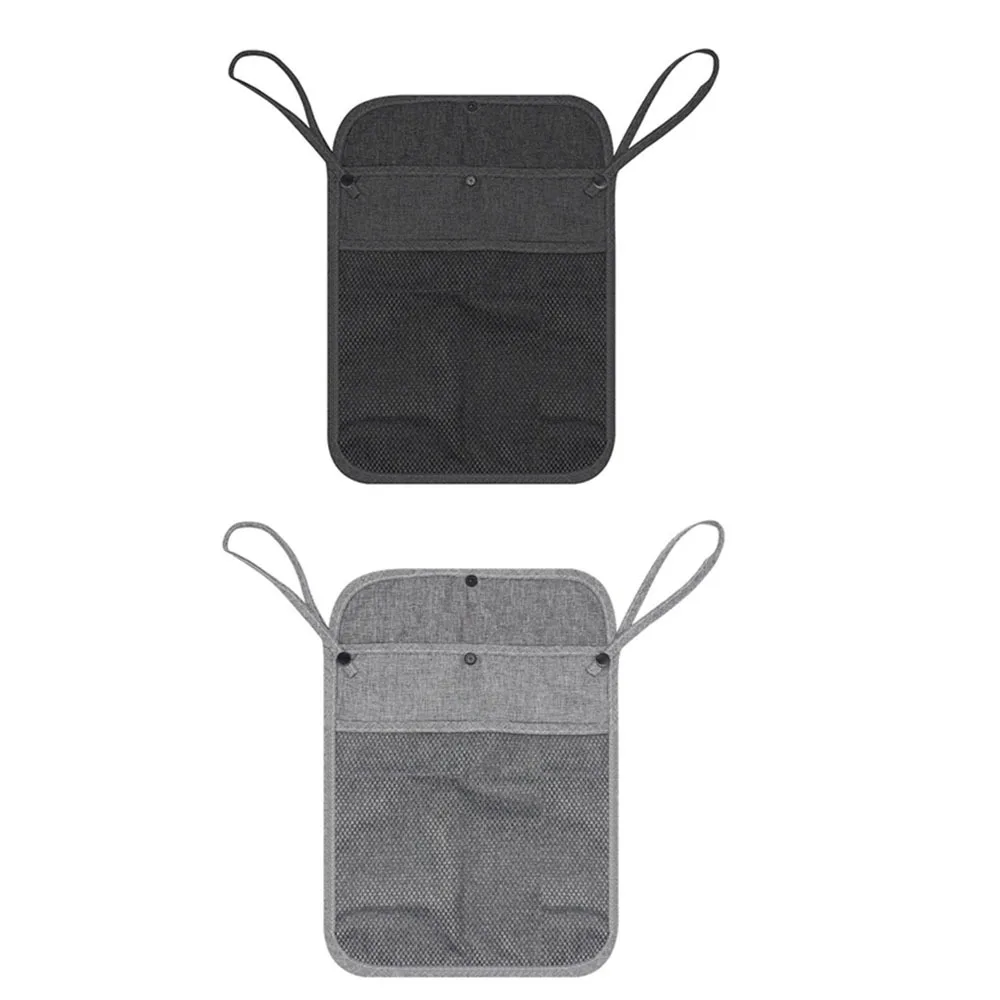 Sacs multifonctionnels en maille pour poussette bébé 2 pièces double poches rangement grande capacité sacs sus