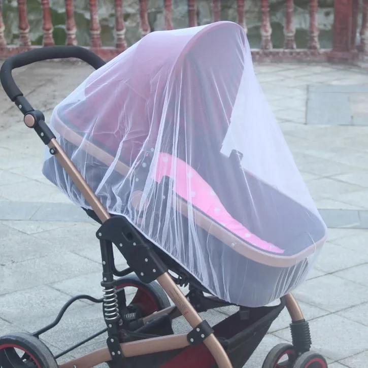 Moustiquaire universelle pour poussette bébé protection antiinsectes paresoleil filet antipoussière sécurité e