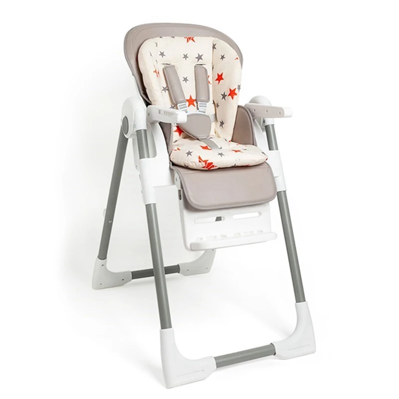 Coussin de siège universel pour poussette et chaise haute bébé doublure en coton polymère doux housse amovible