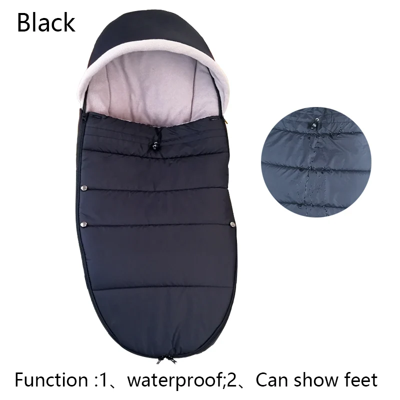 Chancelière universelle pour poussette de bébé d'hiver 6-36M, sac chaud, résistant à la neige, adapté pour Bab