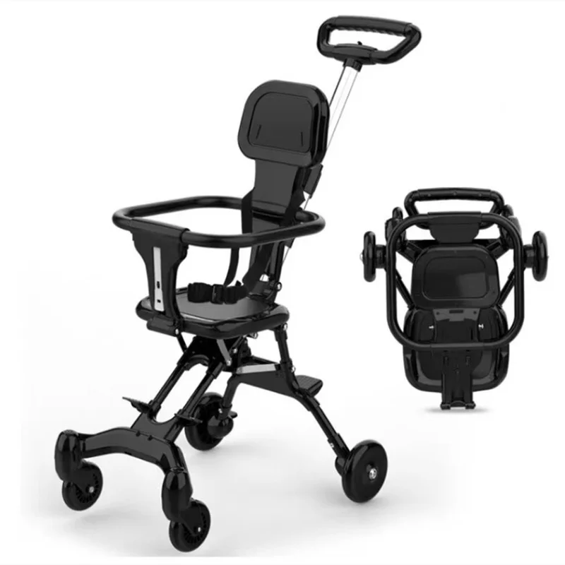Poussette bébé ultra légère et compacte poussette pliable ergonomique portée main bébé 6 mois 3 ans design mod