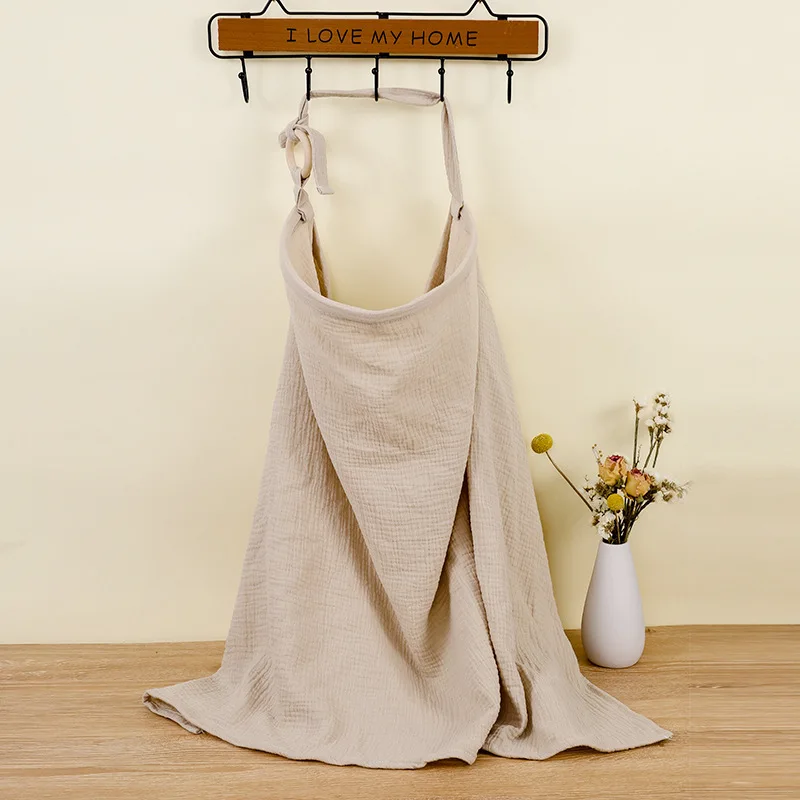 Robe tablier coton lin usage quotidien maison cuisine relax design minimaliste beige confortable ajustable