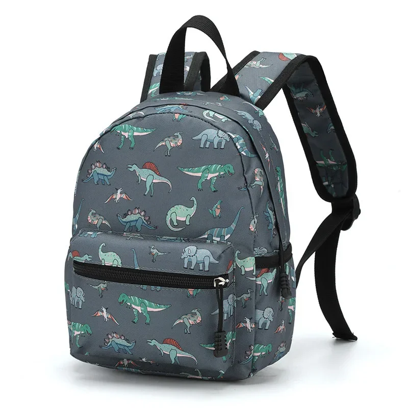 Sac à dos enfant ajustable dinosaures grand compartiment style cartoon