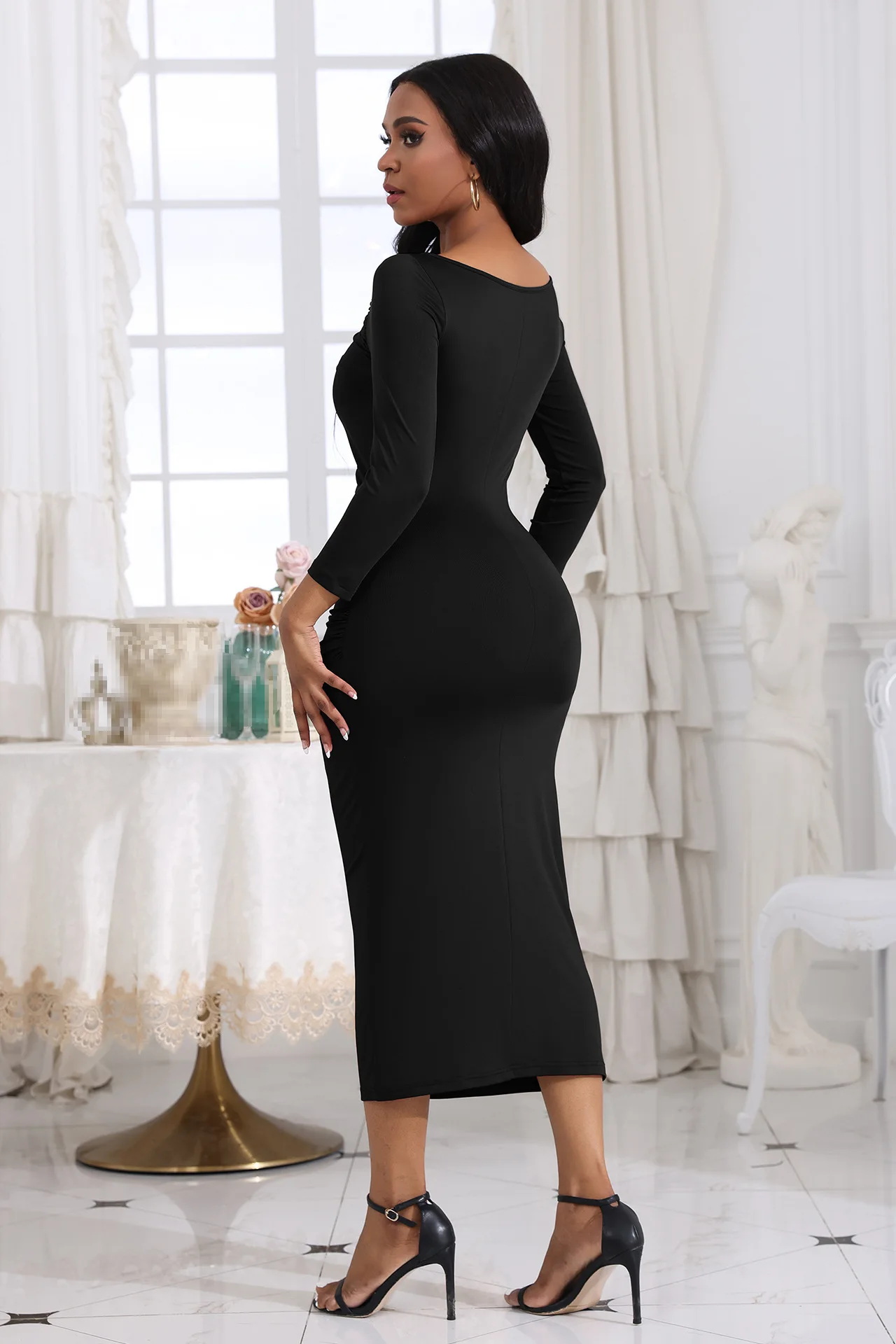 Robe longue d'anniversaire pour maman robe élégante pour soirée bébé vêtements confortables et stylés pour aut