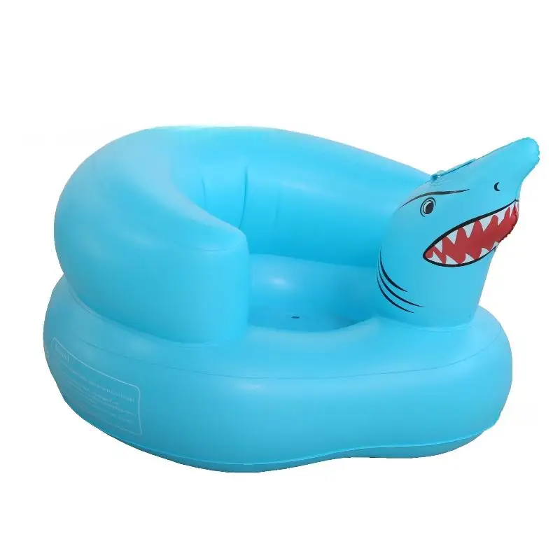 Chaise gonflable en PVC sharkshaped piscine extérieur adultes enfants
