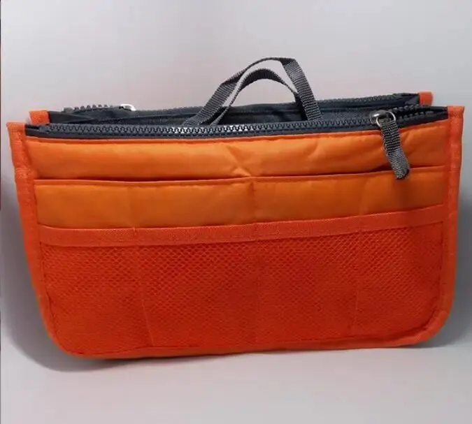 Trousse de rangement multifonctionnelle portable à double fermeture