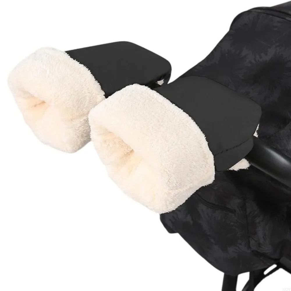 Manchons poussette imperméables hiver bébé gants doux antigel épaissis mitaines bébé accessoires poussette mod