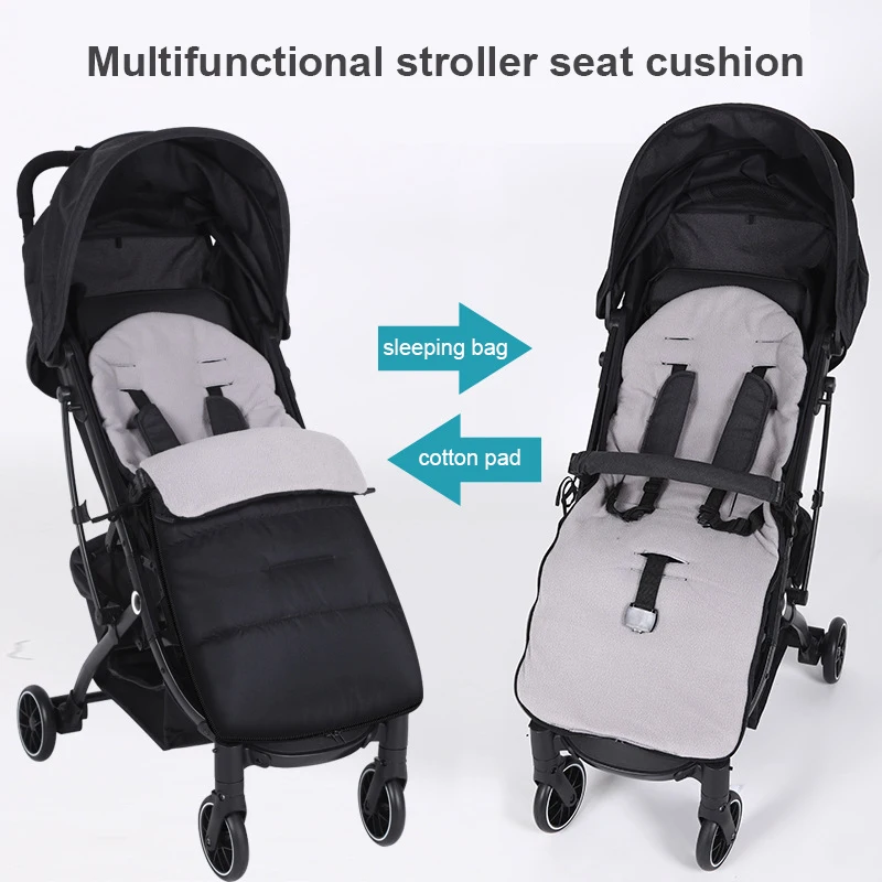 Coussin de siège multifonctionnel poussette bébé coton doux détachable sac de couchage confort sécurité 02 ans