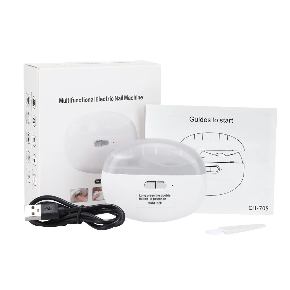 Coupeongles électrique rotatif bébé adulte Dear Beauty manucure