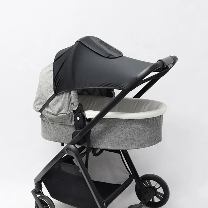 Poussette bébé nouveauné avec capote escamotable style moderne nacelle profonde confort sécurité