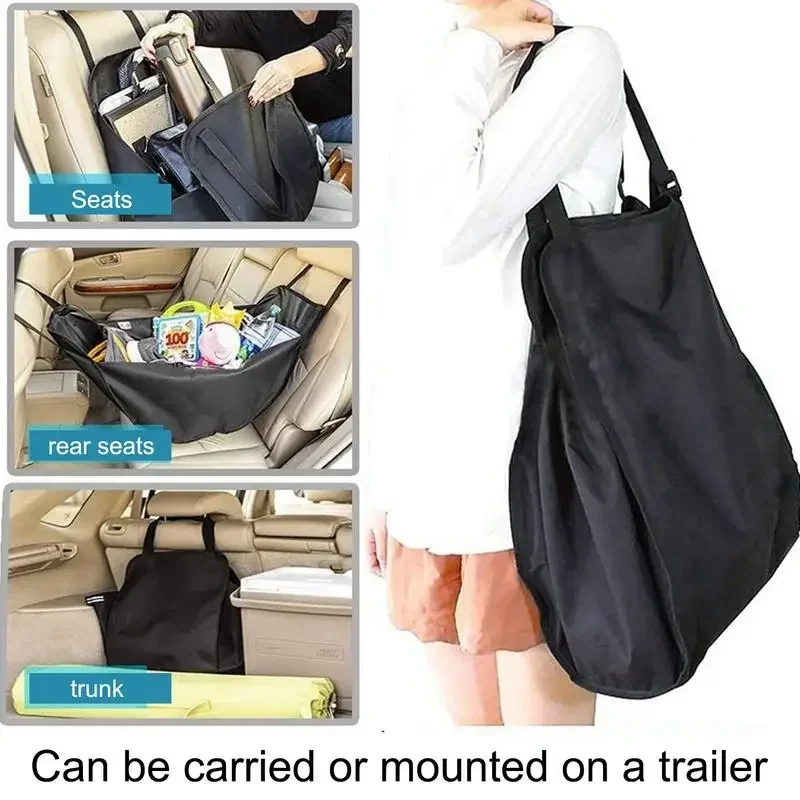 Organisateur de siège arrière Oxford portable grande capacité pliable sécuritaire durable intérieur voiture bé
